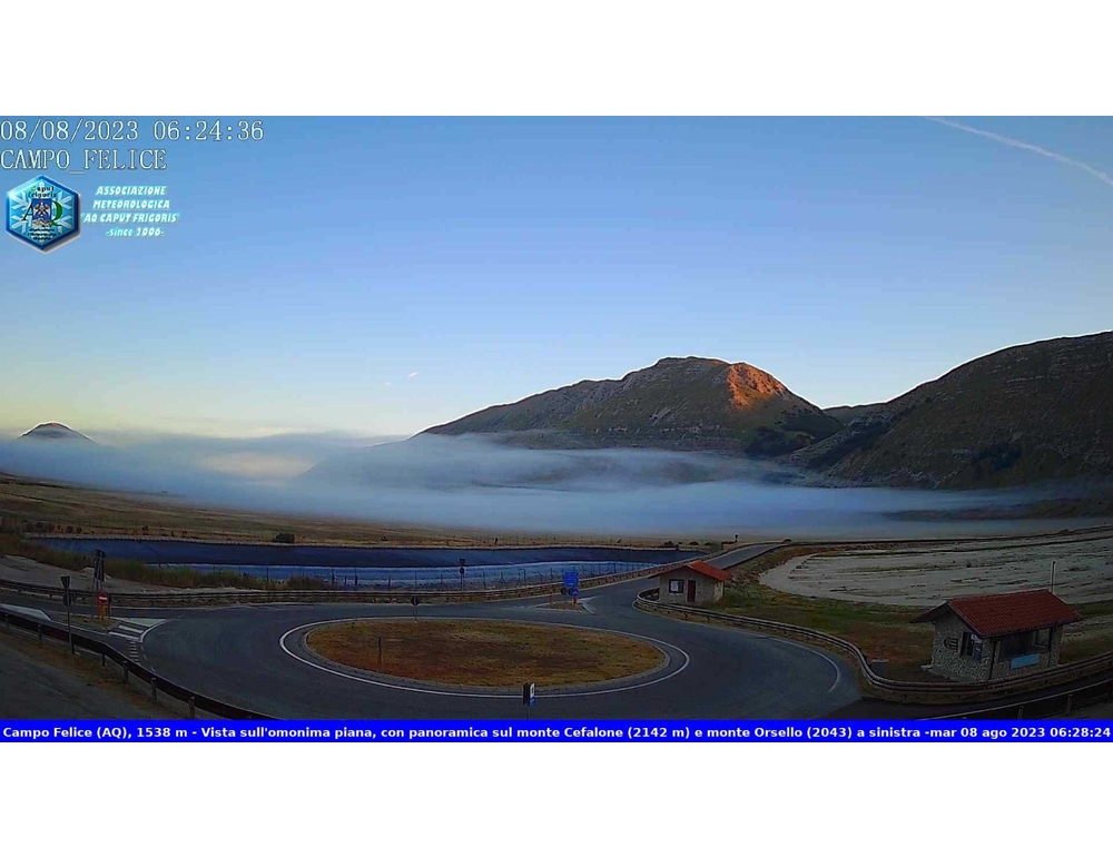 Fresca estate in Abruzzo, -1.2° la minima ai Piani di Pezza