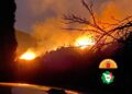 Oltre ad alcune case per rogo boschivo a San Felo