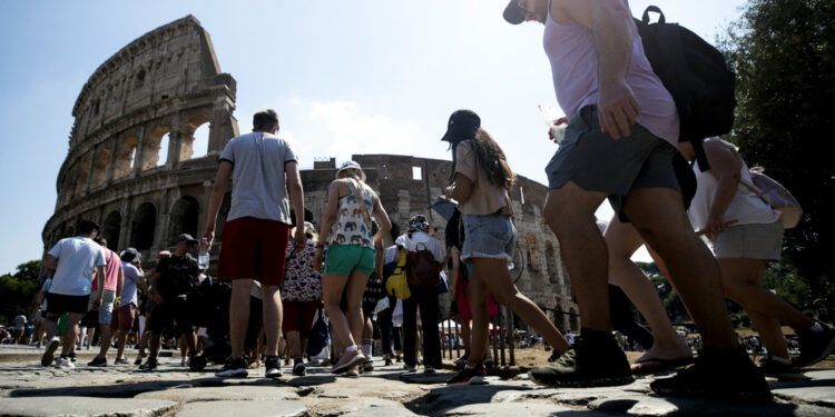 Sul web video dei turisti.Campidoglio