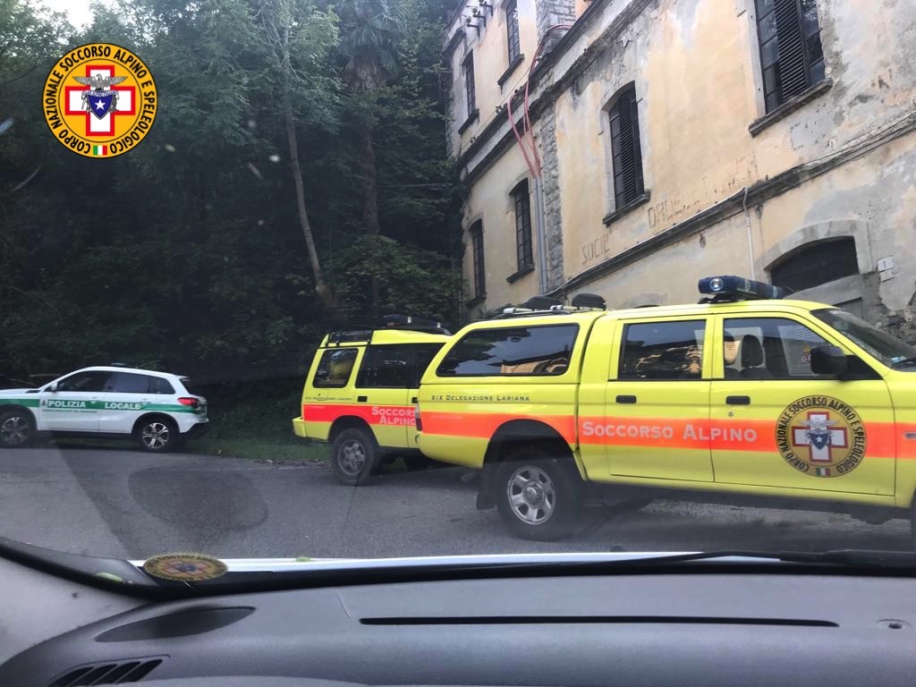 Precipitati a Menaggio, 65enne morto, la moglie ancora in gravi condizioni