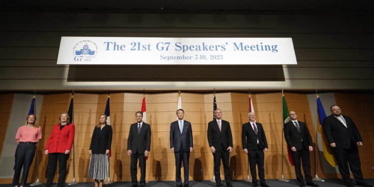Emendamento presidente Camera nella dichiarazione del G7 a Tokyo