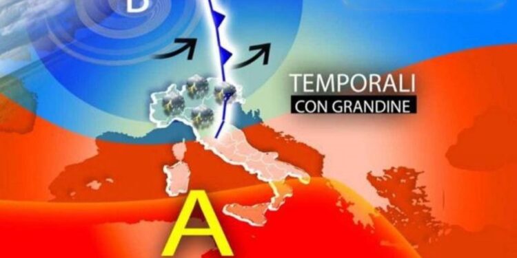 Due perturbazioni al settentrione in prima parte della settimana