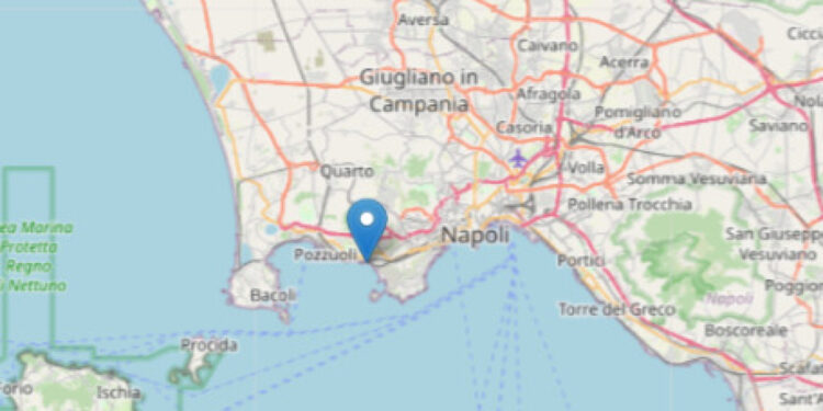 Ipocentro a 3 km profondità