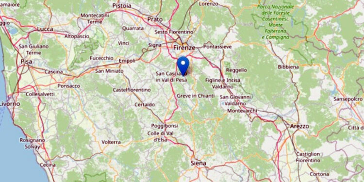 Ingv: 'A 3 km a sud-ovest di Marradi'