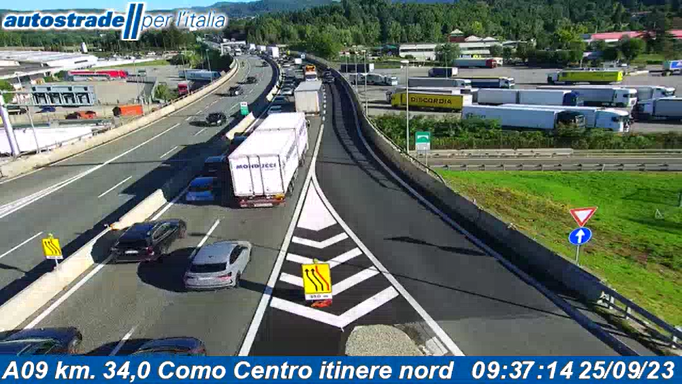 Autostrada A9: traffico ancora in tilt, previsti anche cantieri notturni in settimana