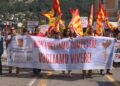 Manifestazione piazza Cavour