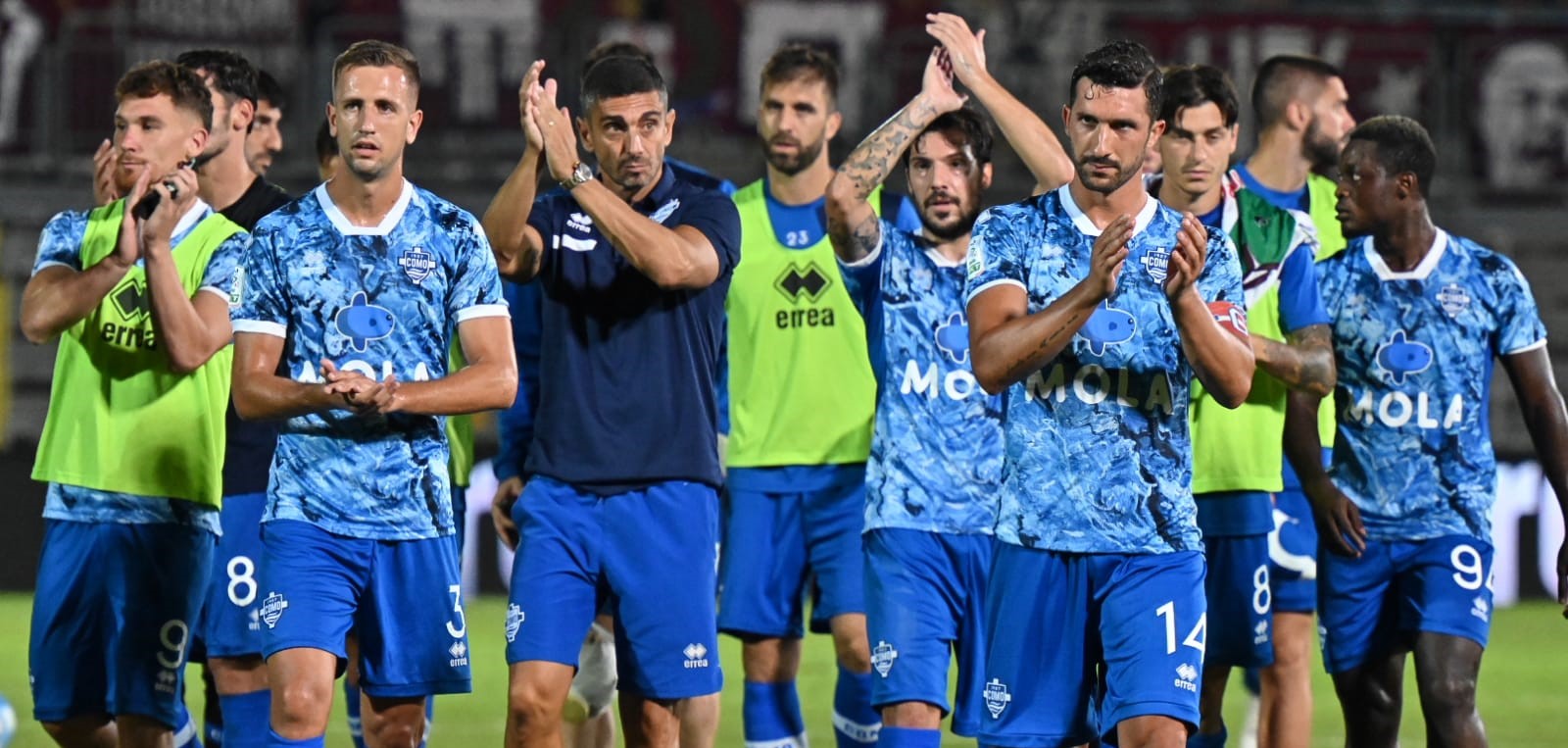 Spezia-Como: assenti Cerri, Abildgaard, Blanco e Faragò