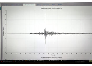 Sisma superficiale genera onde anomale