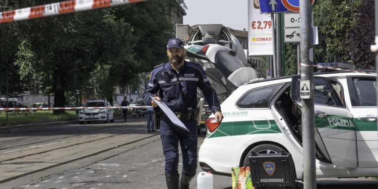 A viale Forlanini da un mezzo Atm