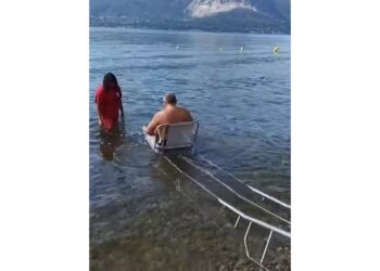 La clip postata dal Comune di Verbania su Facebook