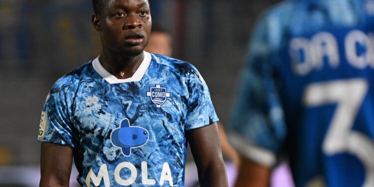 Il centrocampista azzurro Ben Lhassine Kone,