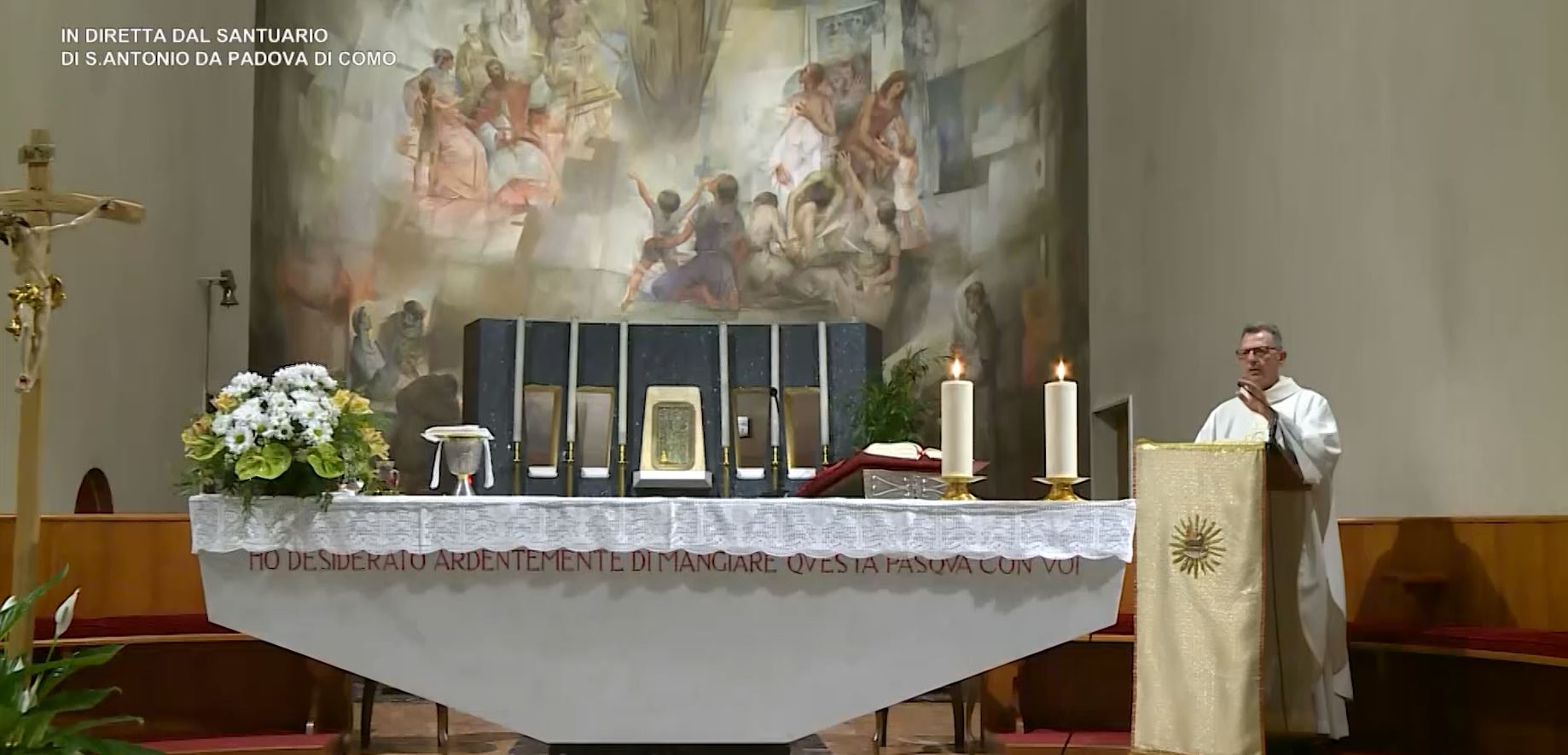 La messa delle 7 su Etv: da oggi l’appuntamento in diretta dal Santuario di Sant’Antonio da Padova
