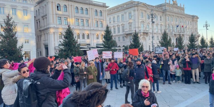 In corteo verso il centro