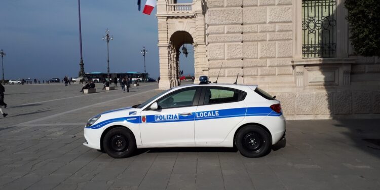 Operazione della polizia locale di Trieste