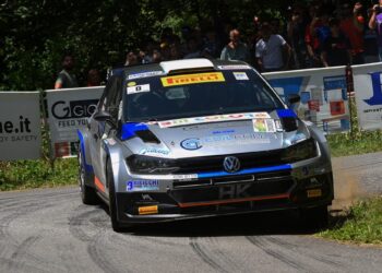 Alessandro Re in azione nell'Irc 2023