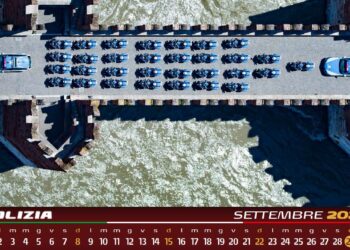 Calendario polizia 2024