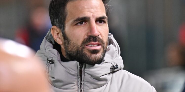 Cesc Fabregas, allenatore del Como (foto Roberto Colombo)