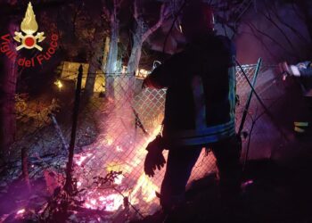 Incendio Oliveto Lario