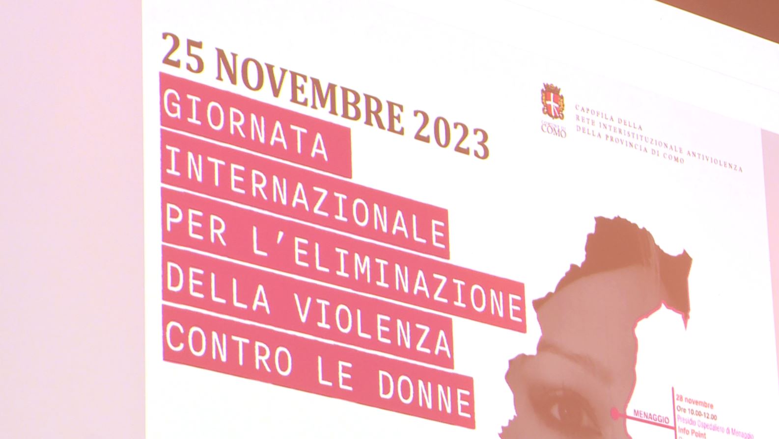 Como, le iniziative in occasione della Giornata per l’eliminazione della violenza contro le donne