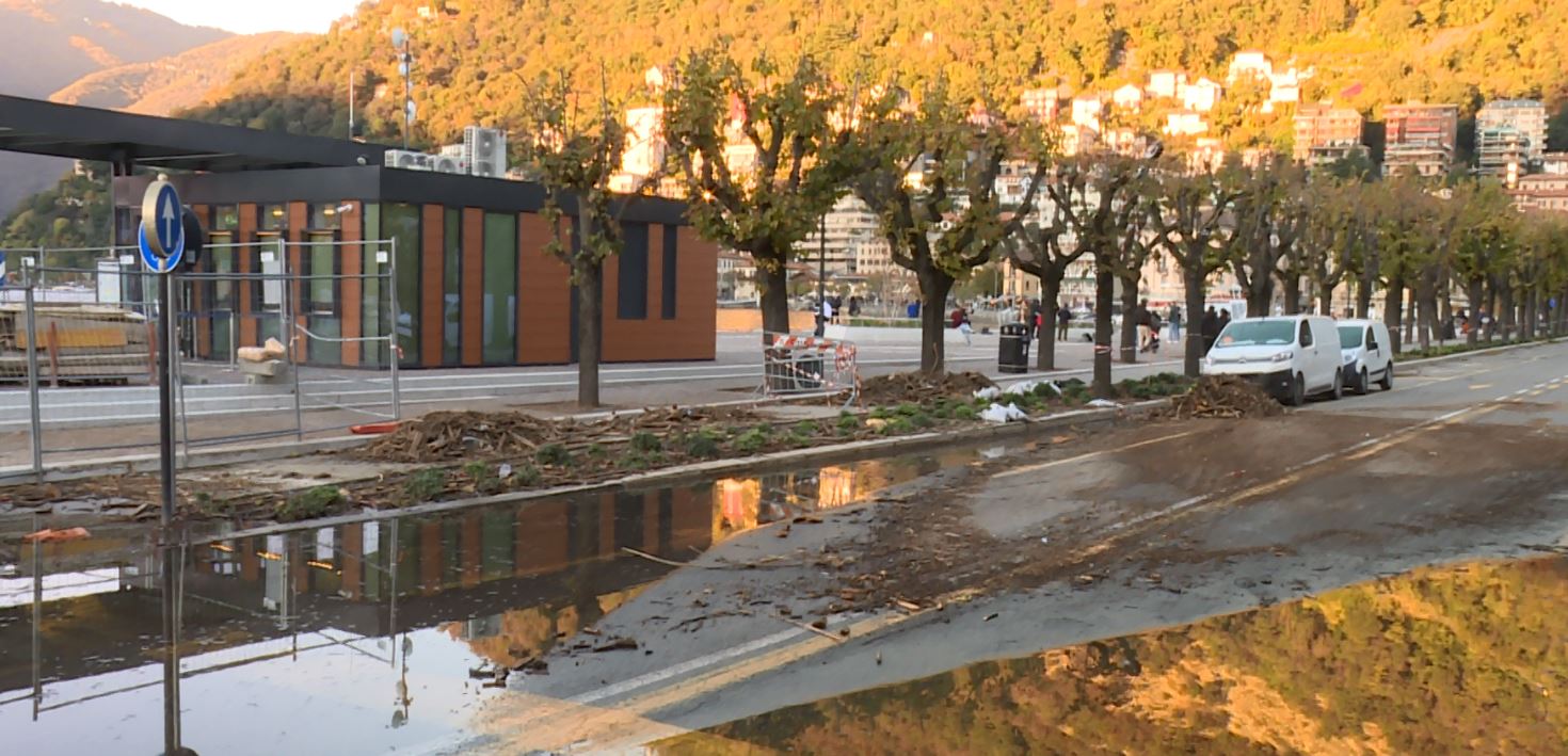 Esondazione, ancora nessuna certezza sulla data di riapertura del lungolago