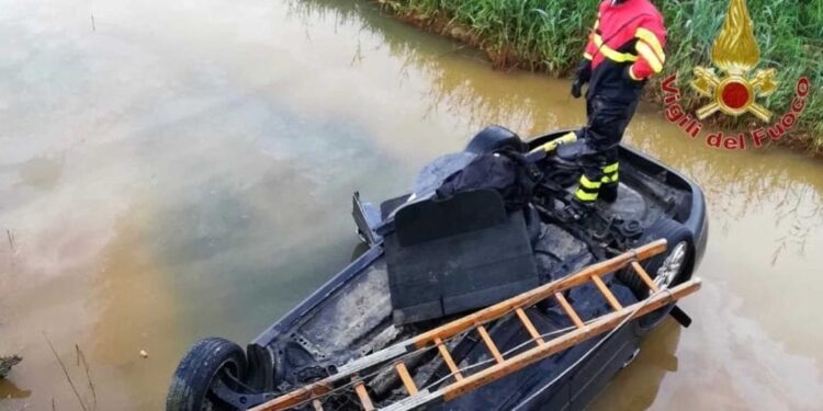 L'incidente stradale a Bientina