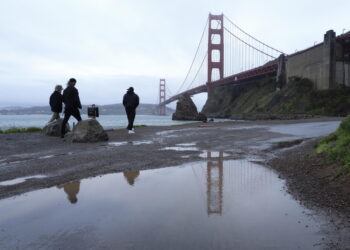 Fino a 12 metri lungo la costa di San Francisco