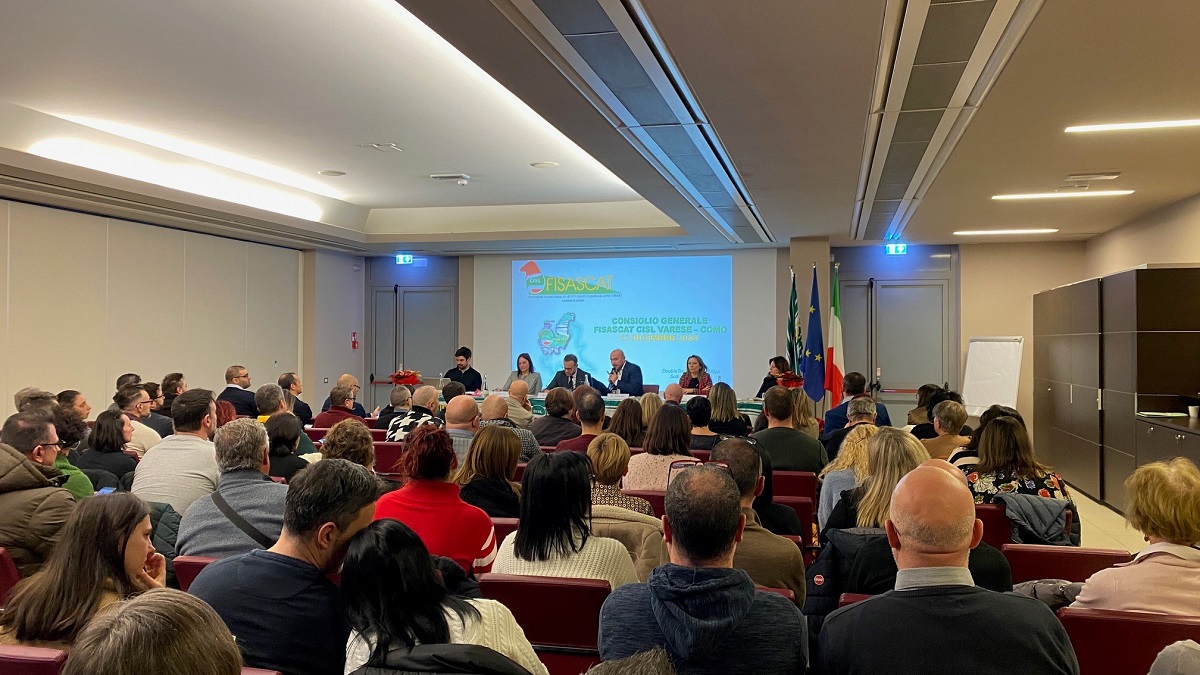 Oggi il Consiglio Generale Fisascat Cisl Varese – Como