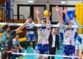 Serie A2 CREDEM BANCA match between Abba Pineto Volley  and Pool Libertas Cantù at Pala Santa Maria on December 17, 2023 in Pineto, Italy. (Photo by Andrea Iommarini/Abba Pineto Volley)