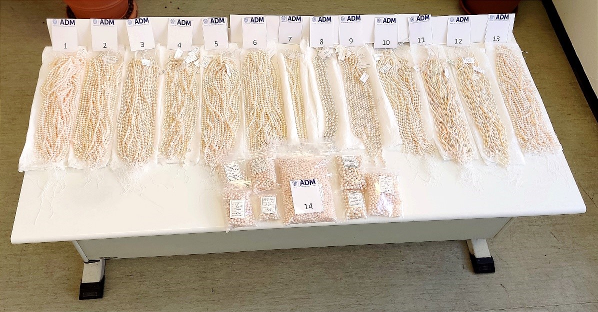 Ponte Chiasso, in treno con 14 chili di perle. Denunciato per contrabbando dalla guardia di finanza