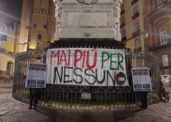 Attivisti centro sociale 'Mai più