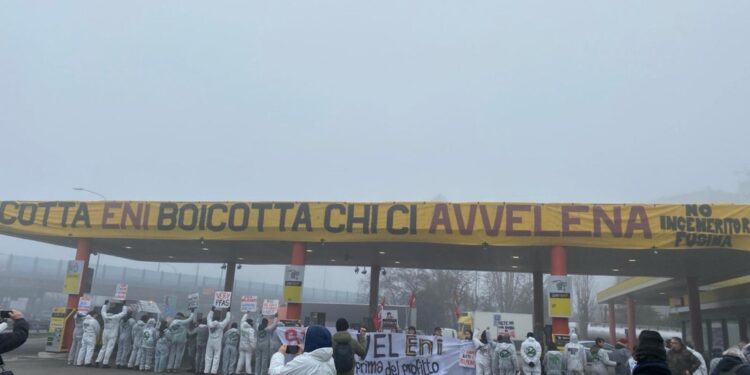 Manifestazione di attivisti ambientalisti