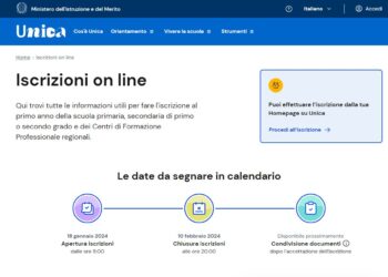 Scuola, al via le iscrizioni 2024-2025