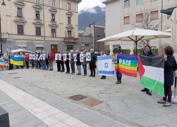 Nel corteo le bandiere di Israele