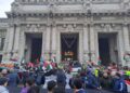 Il presidente Api al presidio pro Palestina di Milano