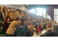 All'assemblea in corso partecipano studenti e docenti
