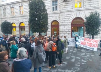 A Trieste un centinaio le persone presenti alla mobilitazione