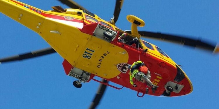 Intervento del Soccorso alpino del Trentino