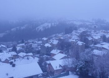 La neve questa mattina in Valle Intelvi