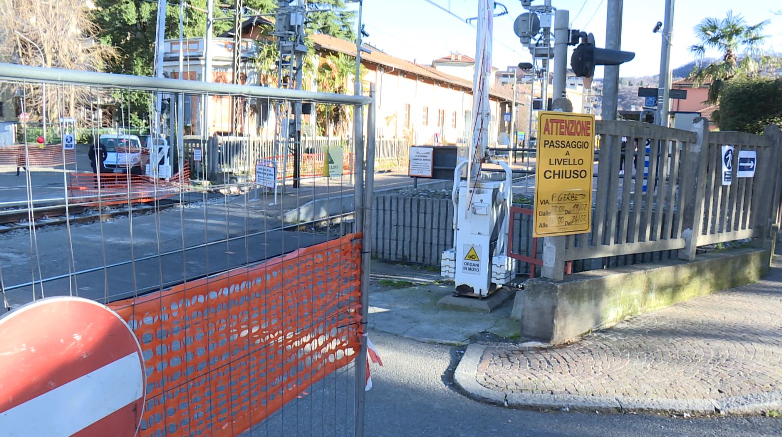 Como, chiuso il passaggio a livello di piazzale Gerbetto. Giornate a