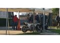 La Ducati Panigale che testava finì contro una Porsche Panamera