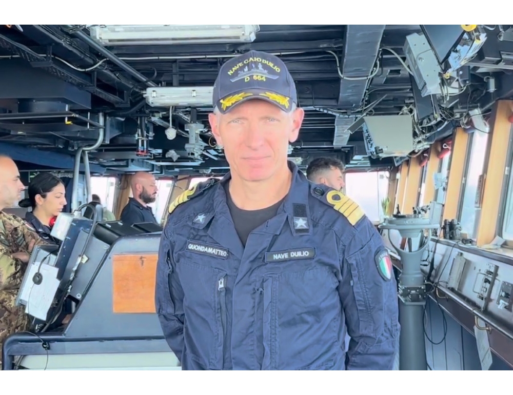 Comandante ‘Duilio’, ‘reagito a minaccia aerea sconosciuta’