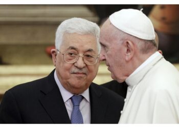 Gli auguri di Pasqua del presidente palestinese a Francesco