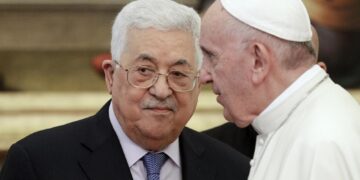 Gli auguri di Pasqua del presidente palestinese a Francesco