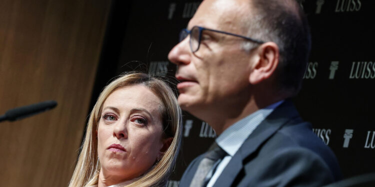 La premier riceve Letta