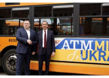 È la prima parte di una donazione complessiva di 37 mezzi Atm