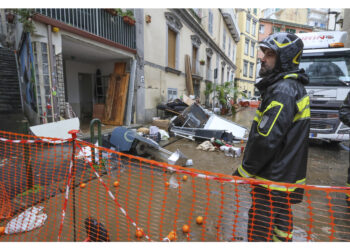 Allagamenti nei sottoscala dei palazzi e in locali commerciali