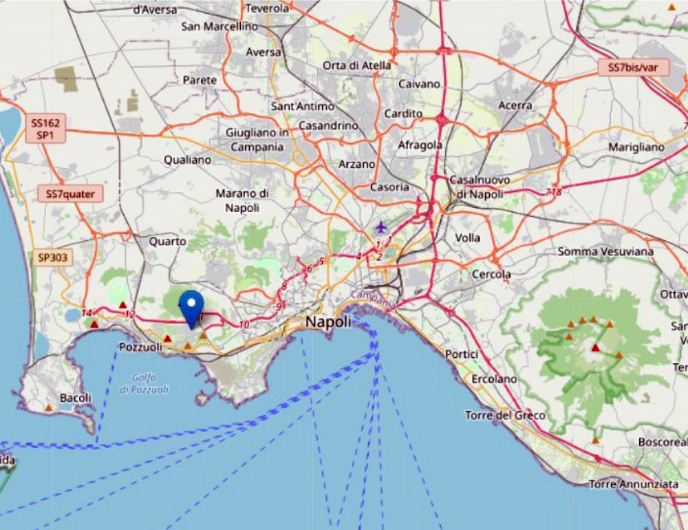 Scossa di terremoto ai Campi Flegrei, sentita anche a Napoli