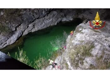 Corpo ritrovato nel Vicentino a 8 metri di profondità