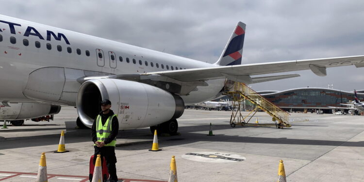 L'aereo della Latam è atterrato come previsto a destinazione