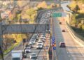 Cantiere sull’autostrada A9